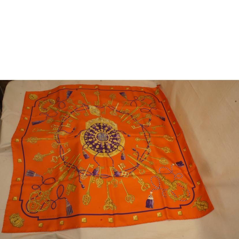 HERMES エルメス/カレ90 POUR UBS"//Sランク/92