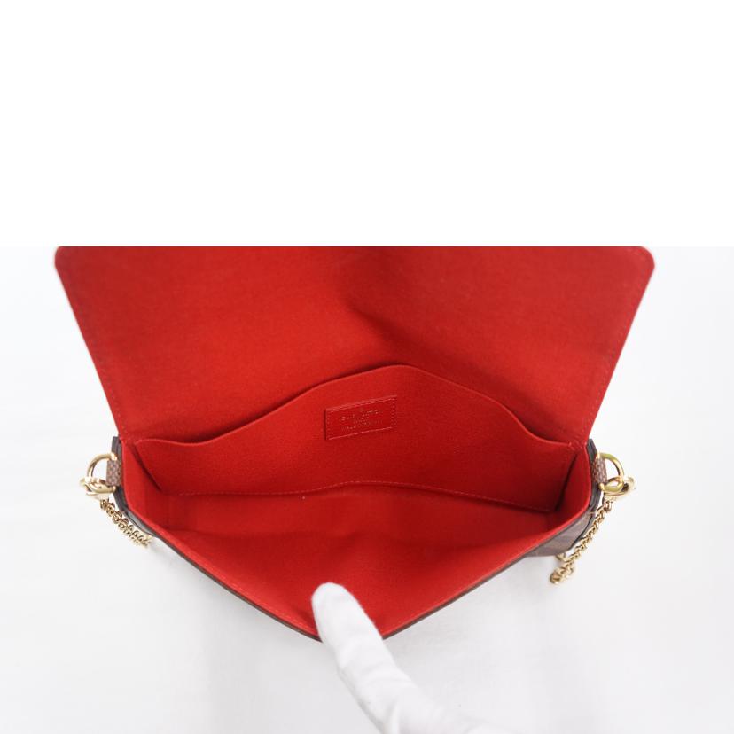 LV ルイヴィトン/ポシェット・フェリシー/ダミエ/エベヌ/N63032//MI4198/Aランク/67