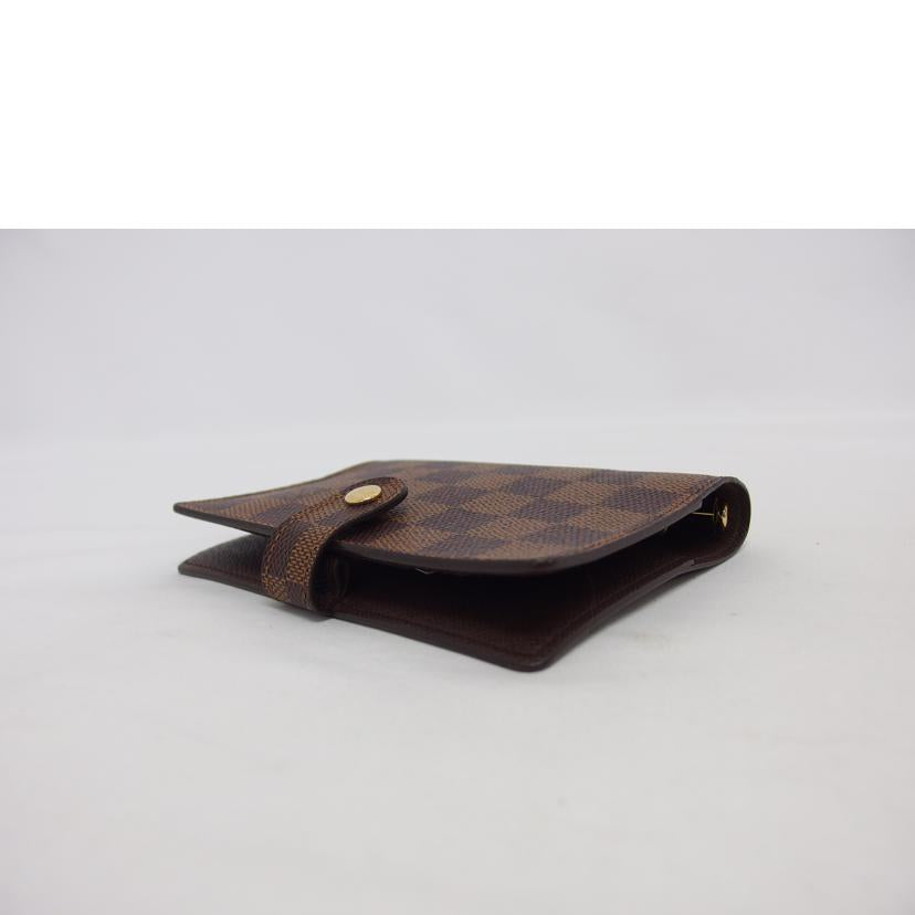 LV ルイ・ヴィトン 手帳カバー /アジェンダPM/ダミエ/エベヌ/R20700//CA0***/Aランク/04