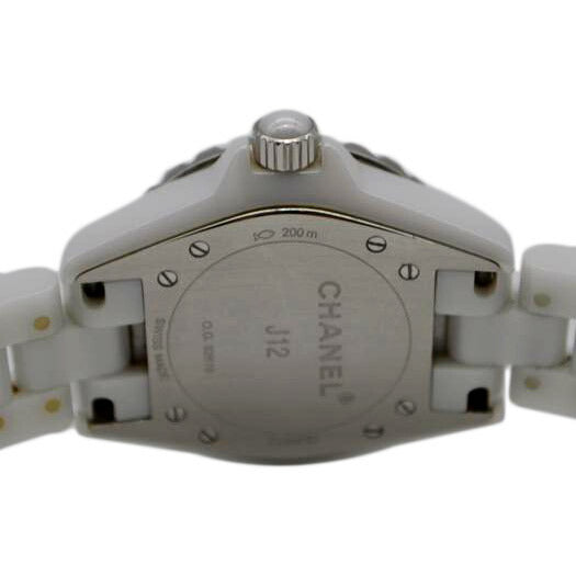 CHANEL /J12ホワイトセラミックレディースクォーツ/H0968//O.G.82619/ABランク/89