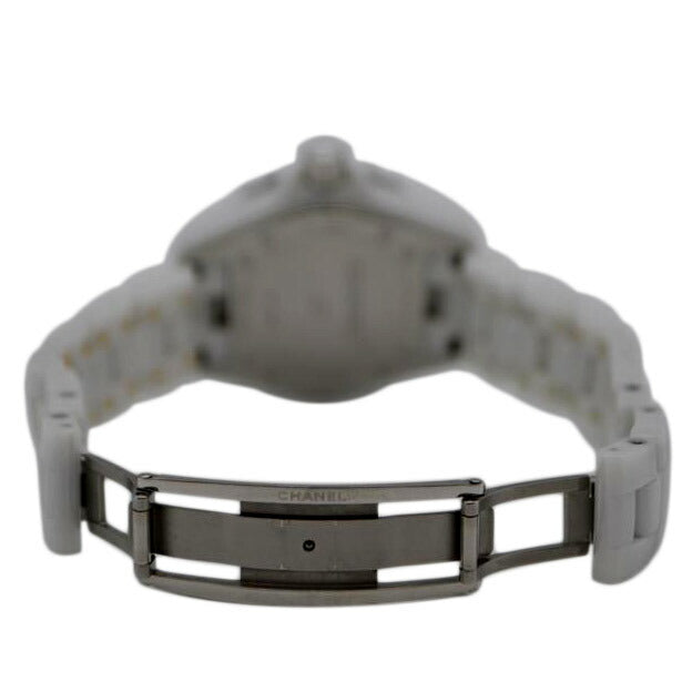 CHANEL /J12ホワイトセラミックレディースクォーツ/H0968//O.G.82619/ABランク/89