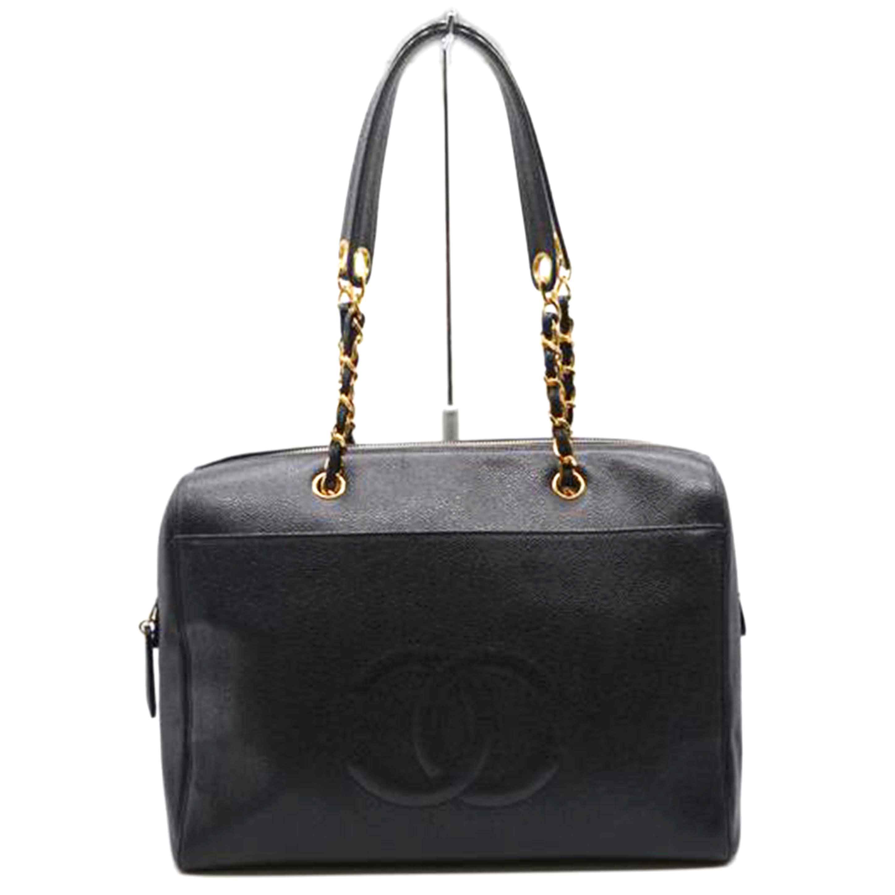 CHANEL シャネル/ビックココマークキャビアスキンチェーンショルダートート/A10491//532****/ABランク/89