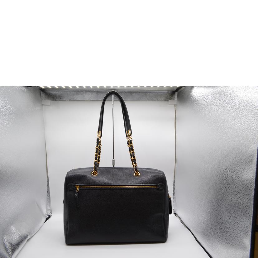 CHANEL シャネル/ビックココマークキャビアスキンチェーンショルダートート/A10491//532****/ABランク/89