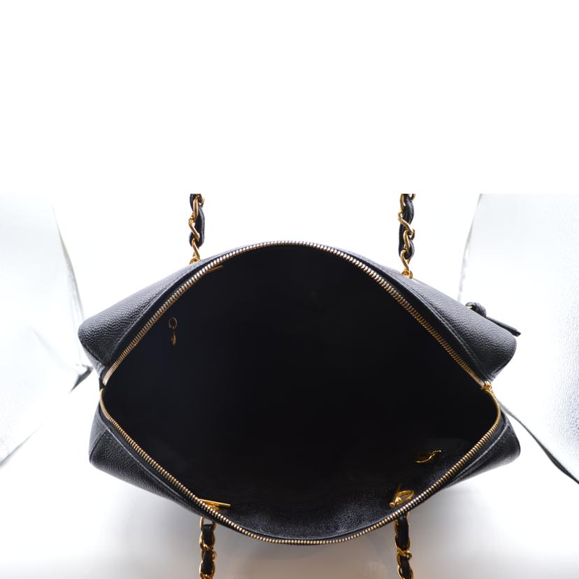 CHANEL シャネル/ビックココマークキャビアスキンチェーンショルダートート/A10491//532****/ABランク/89