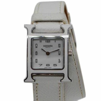 HERMES/Hウォッチレディースクォーツ/ホワイト/HH1.220//3309422/Aランク/89