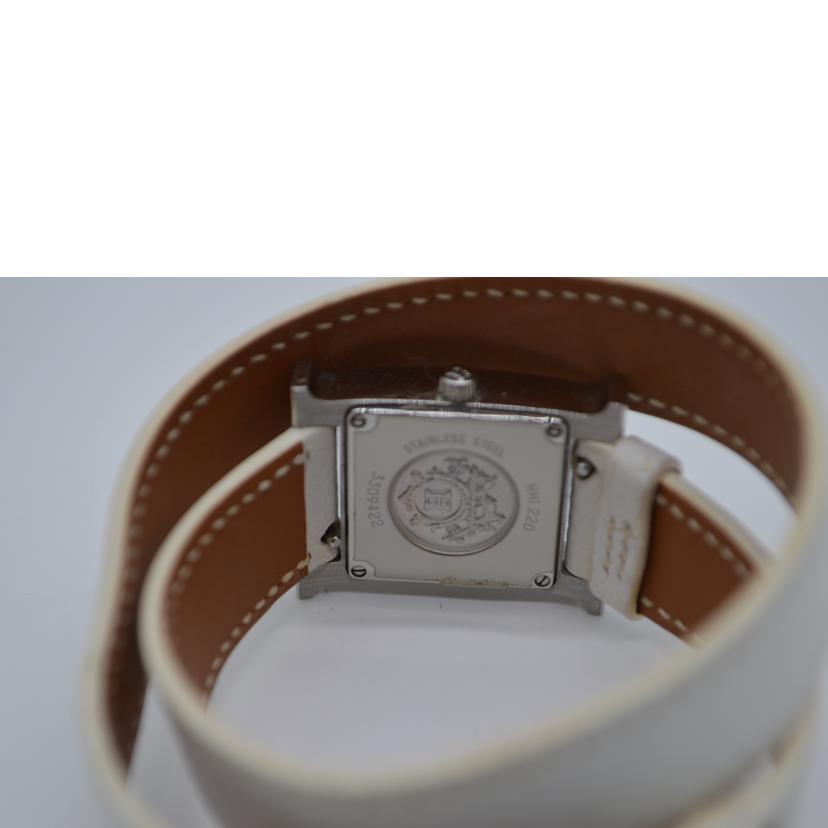 HERMES/Hウォッチレディースクォーツ/ホワイト/HH1.220//3309422/Aランク/89