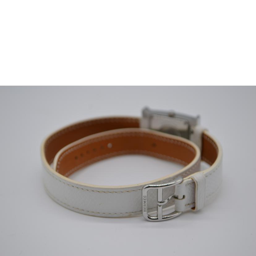 HERMES/Hウォッチレディースクォーツ/ホワイト/HH1.220//3309422/Aランク/89