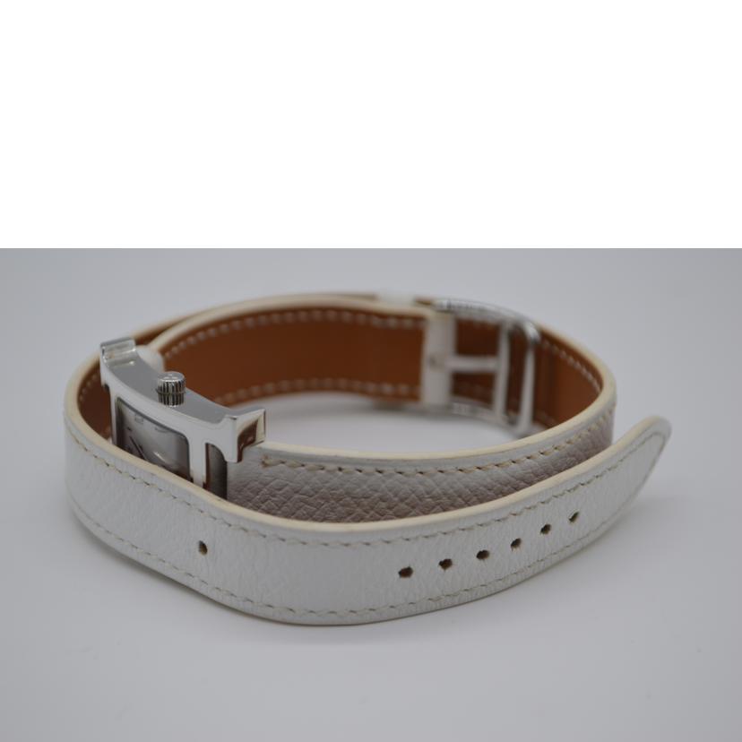 HERMES/Hウォッチレディースクォーツ/ホワイト/HH1.220//3309422/Aランク/89