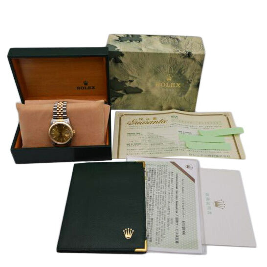 ROLEX ロレックス/デイトジャスト/シャンパンゴールド文字盤/16233//E110144(90年製)/Aランク/89