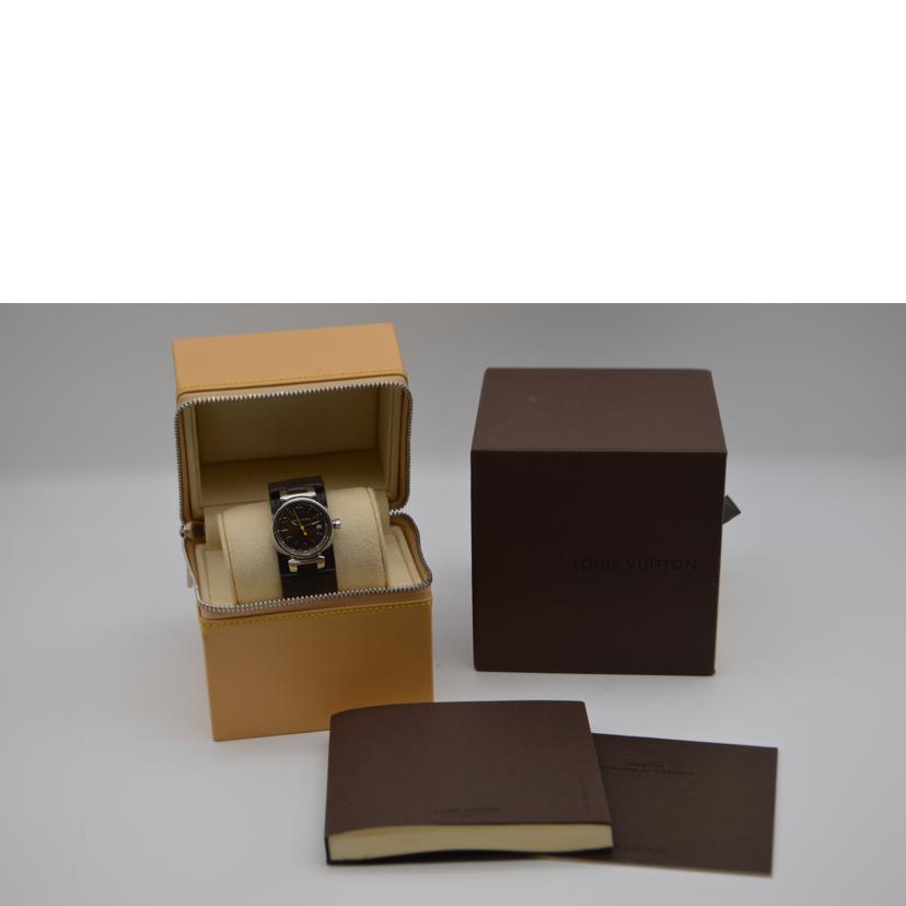 LV ルイヴィトン/タンブールデイトレディースクォーツ/モノグラムレザー/Q1211//RC6050/ABランク/89