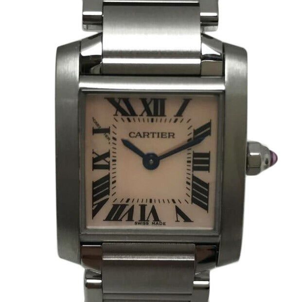 Cartier カルティエ/タンクフランセーズ ピンクシェル文字盤/W51028Q3//599669RX2384/Aランク/51