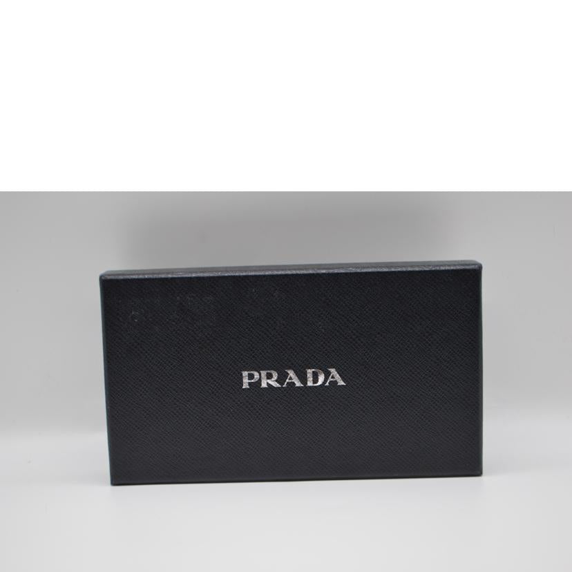 PRADA プラダ/サフィアーノラウンドファスナー長財布/ネロ/1ML506//221/ABランク/89