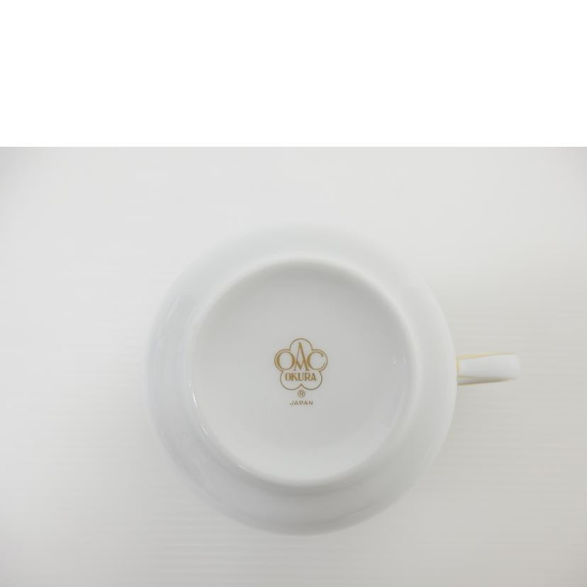 大倉陶園/ペアコーヒーカップ&ソーサー/ブルーローズ//ABランク/88