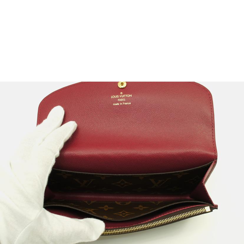 LV ルイヴィトン/ポルトフォイユ・エミリー/モノグラム ヒューシャ/M60697//IC/Aランク/75