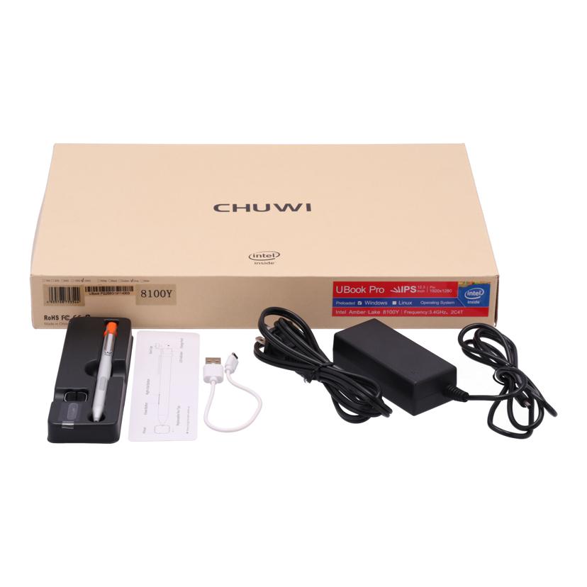 CHUWI チューイ/2in1タブレット/Ubook Pro 8100Y//PQ256G19114303/Aランク/75