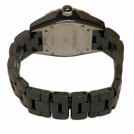 CHANEL シャネル/J12オートマ/12Pダイヤ/黒セラミック/H1626//Z.G.H.60142/Aランク/92