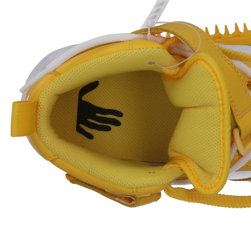 NIKE×Off-White/AIR FORCE1 MID SP LTHR/DR0500 101//Aランク/77