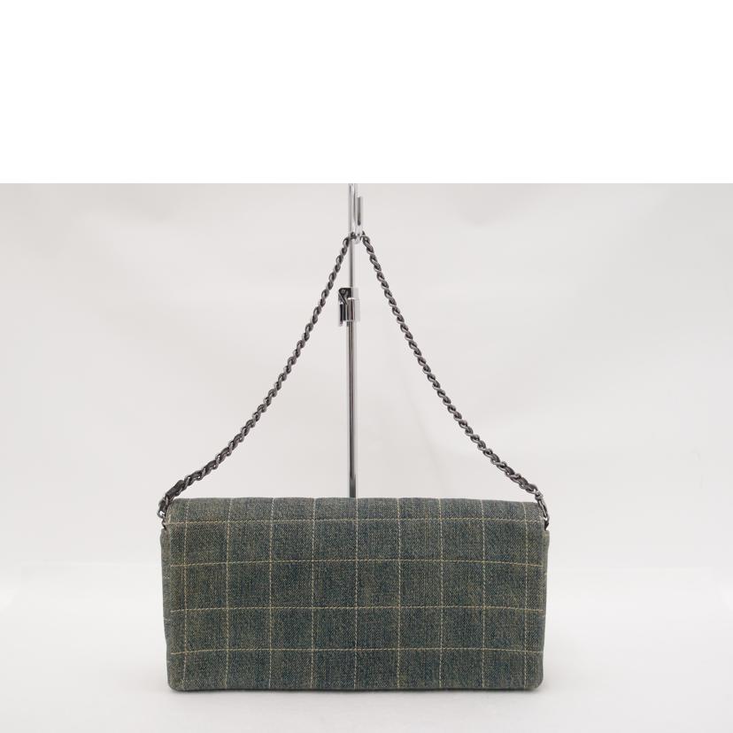 CHANEL シャネル ショルダーバッグ チェーンショルダー ワンショルダー 青 レディース シルバー金具 /チョコバーデニムチェーンワンショルダー/ブルー/A15316//631****/Bランク/69