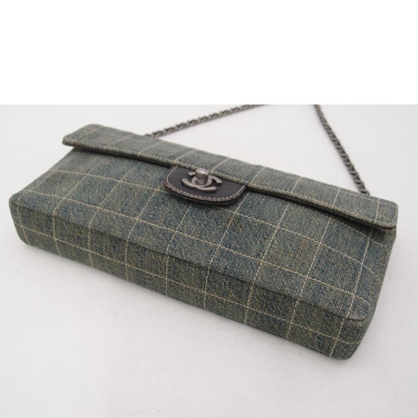 CHANEL シャネル ショルダーバッグ チェーンショルダー ワンショルダー 青 レディース シルバー金具 /チョコバーデニムチェーンワンショルダー/ブルー/A15316//631****/Bランク/69