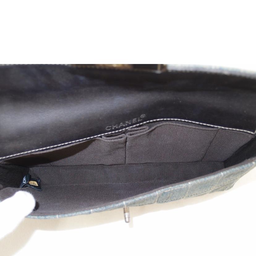 CHANEL シャネル ショルダーバッグ チェーンショルダー ワンショルダー 青 レディース シルバー金具 /チョコバーデニムチェーンワンショルダー/ブルー/A15316//631****/Bランク/69