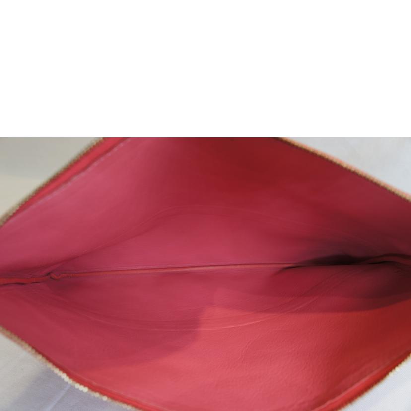 CELINE セリーヌ/クラッチポーチバイカラーピンク//ABランク/92