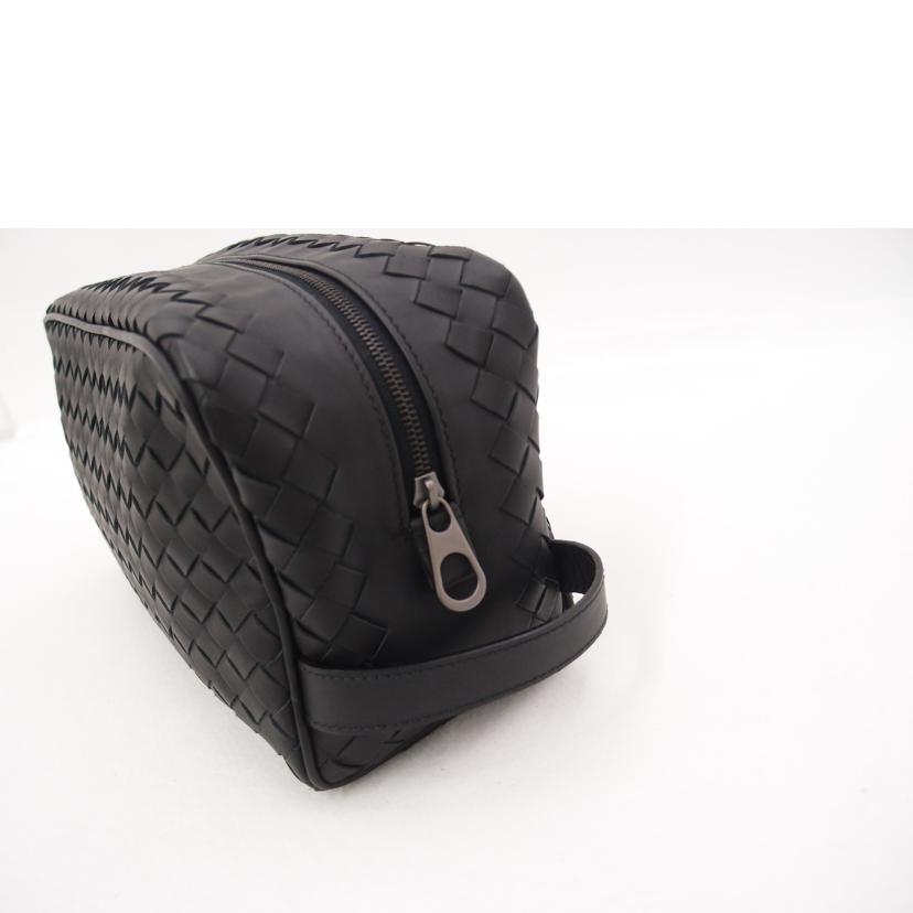 BOTTEGA VENETA ボッテガ・ヴェネタ クラッチバック 黒 メンズ/イントレチャートセカンドバッグ/ブラック/174361V4651//200******/SAランク/69