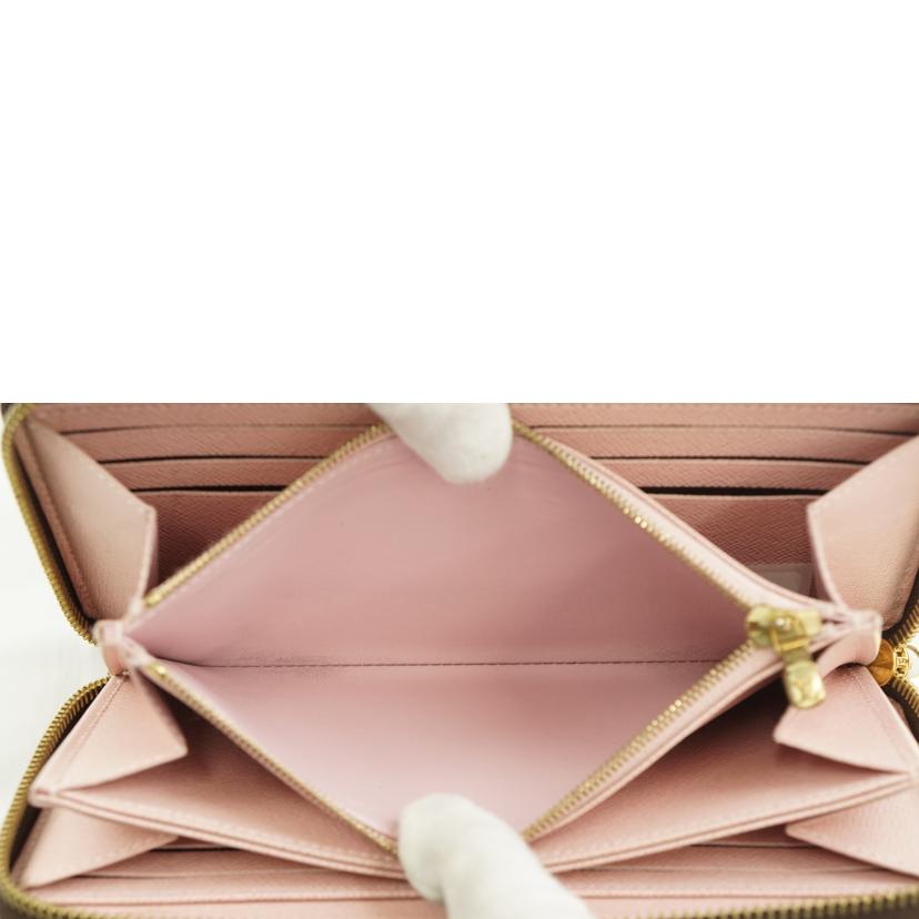 LV ルイヴィトン/ジッピーウォレット/モノグラム/ローズバレリーヌ/M41894//LM4***/ABランク/67