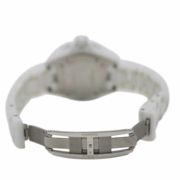 CHANEL シャネル/J12ホワイトセラミック12Pダイヤクォーツ/H1628//D.N.23422/Aランク/89