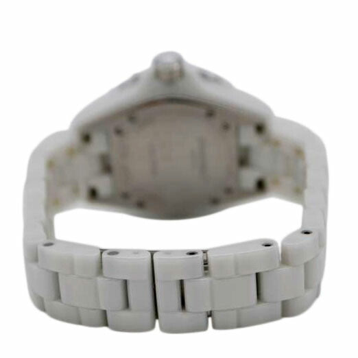 CHANEL シャネル/J12ホワイトセラミック12Pダイヤクォーツ/H1628//D.N.23422/Aランク/89