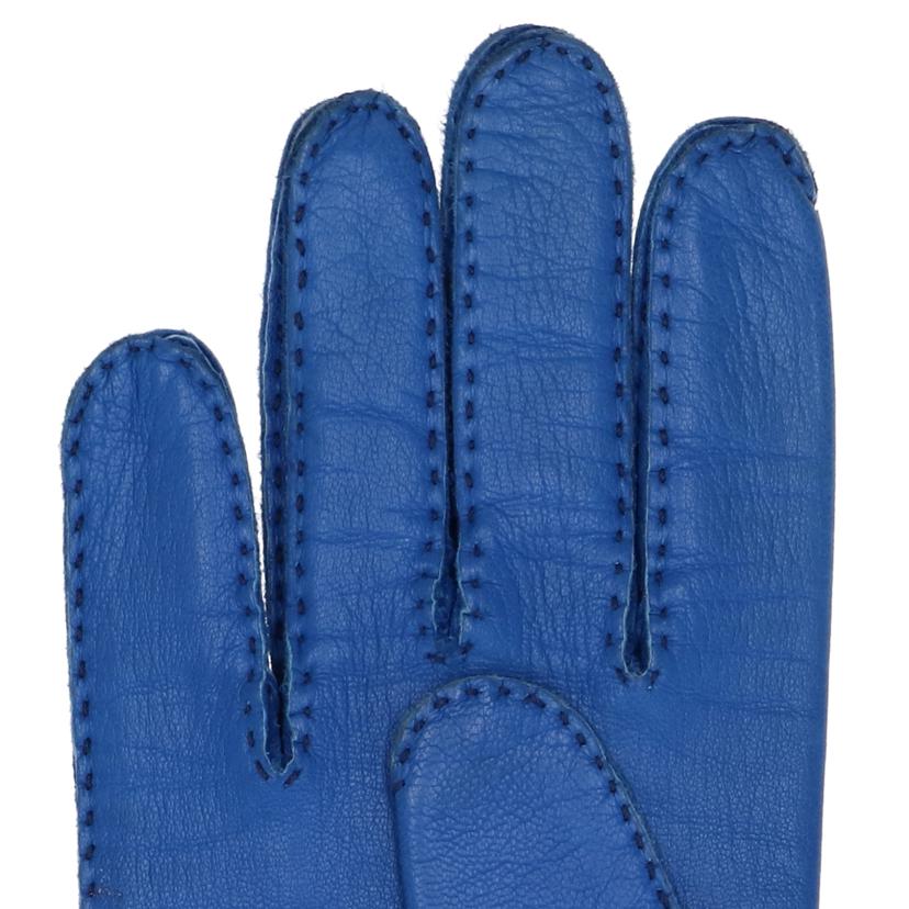 HERMES エルメス/セリエボタンレザーグローブ//Aランク/09