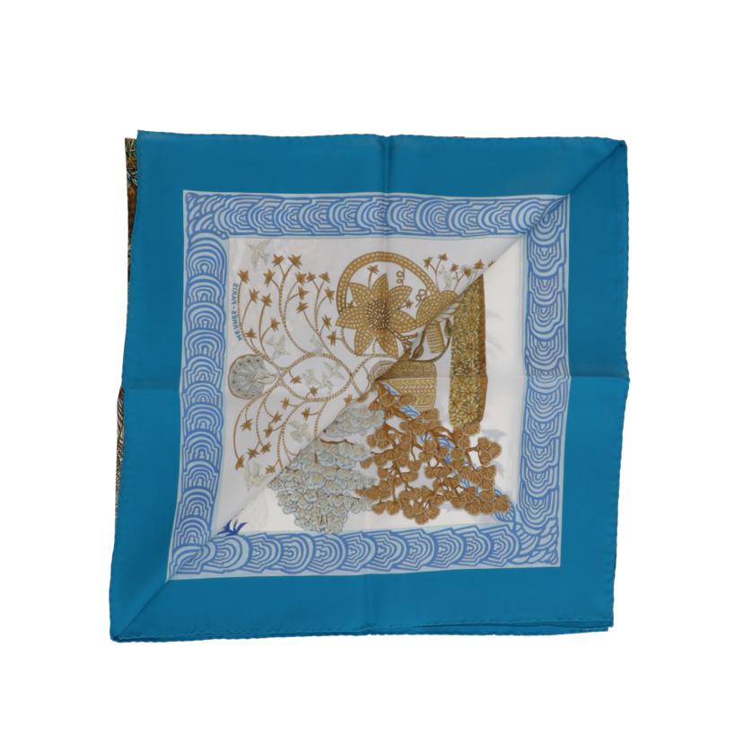 HERMES エルメス/カレ90/BL//Aランク/09