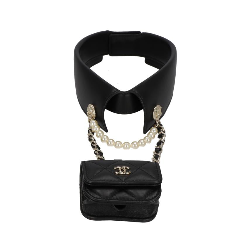 CHANEL シャネル/ミニマトラッセ襟ポーチ//JHO7KE9/Aランク/75