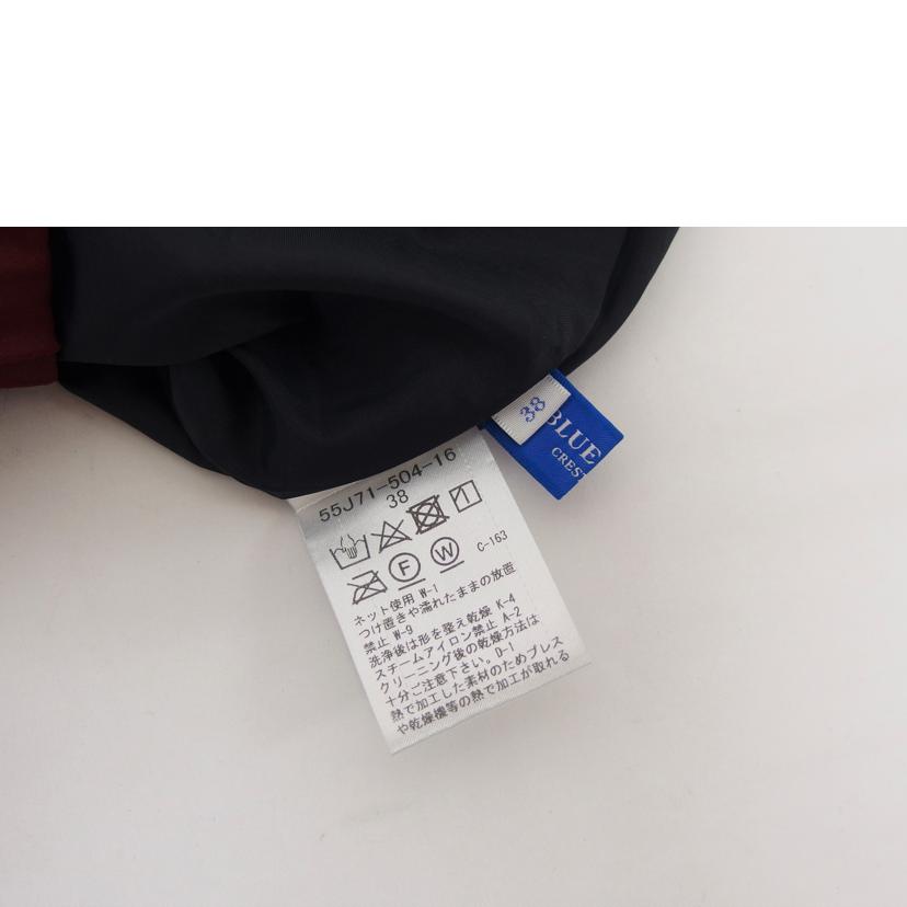 BLUE LABEL CRESTBRIDGE ブルーレーベル クレストブリッジ レッド ブラック /チェック柄フレアスカート//ABランク/04