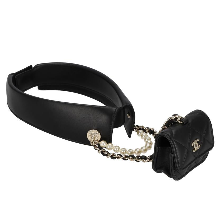 CHANEL シャネル/ミニマトラッセ襟ポーチ//JHO7KE9/Aランク/75