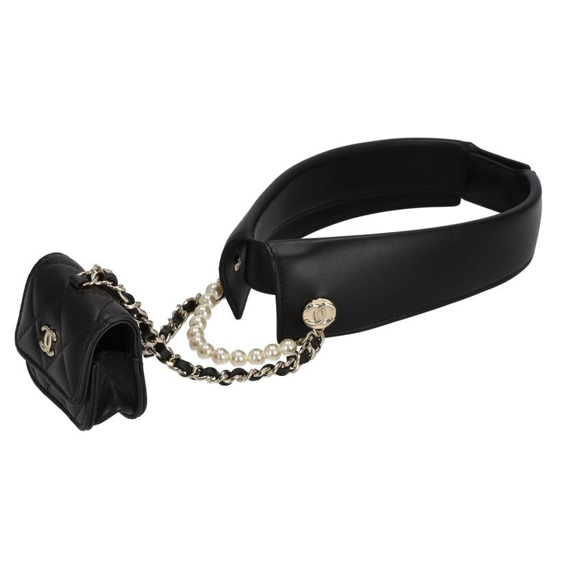 CHANEL シャネル/ミニマトラッセ襟ポーチ//JHO7KE9/Aランク/75