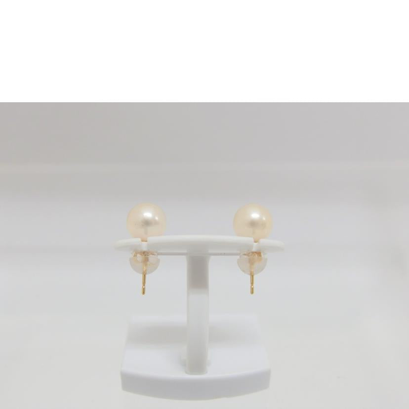 /K18アコヤパールピアス7mm/PA-0852//Aランク/04