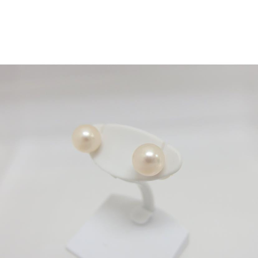 /K18アコヤパールピアス7mm/PA-0852//Aランク/04