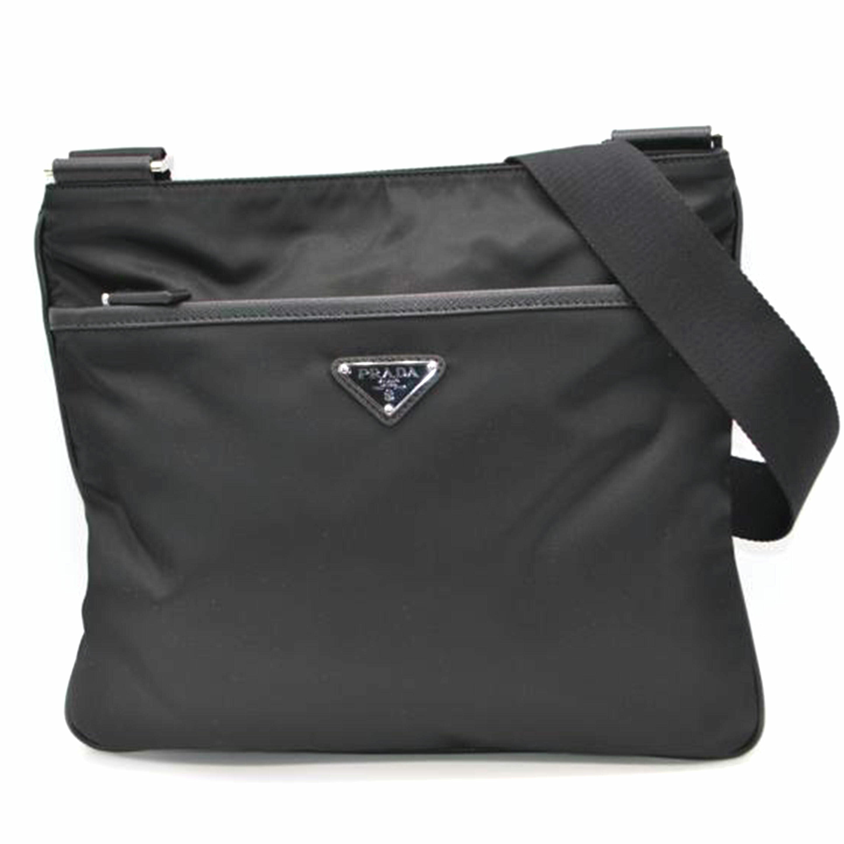 PRADA プラダ/テスートサフィアンナイロンショルダー/ネロ/2VH797//250/SAランク/89