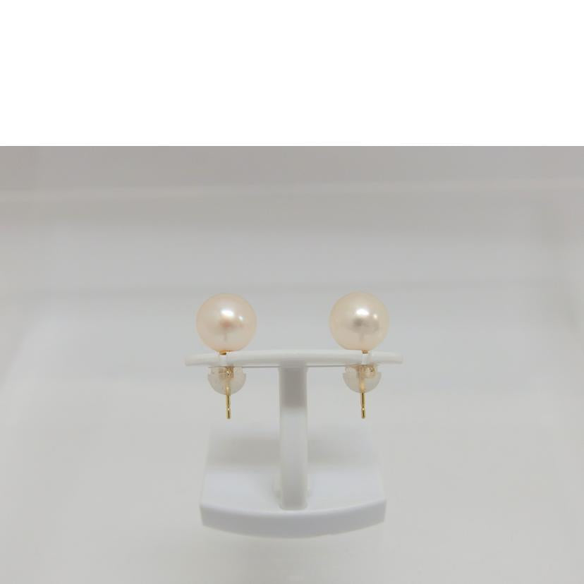 /K18アコヤパールピアス8.5mm/PA-0853//Aランク/04