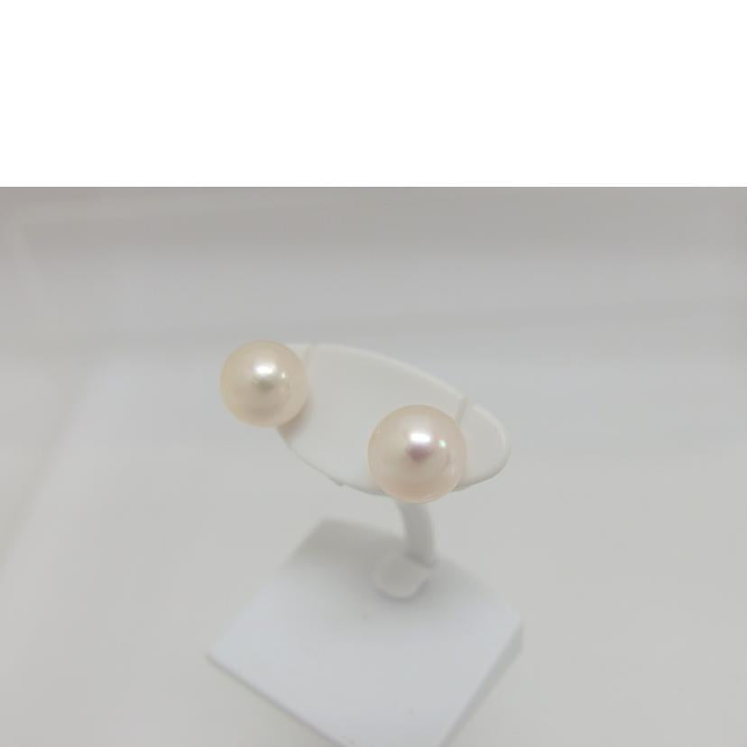 /K18アコヤパールピアス8.5mm/PA-0853//Aランク/04