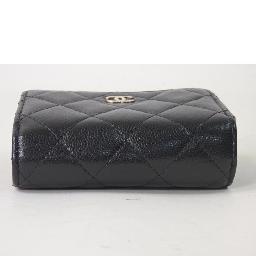 CHANEL シャネル/ココマークスモールウォレット/キャビアスキン3つ折り財布/AP3177B10583 C3906//X93*****/Aランク/84