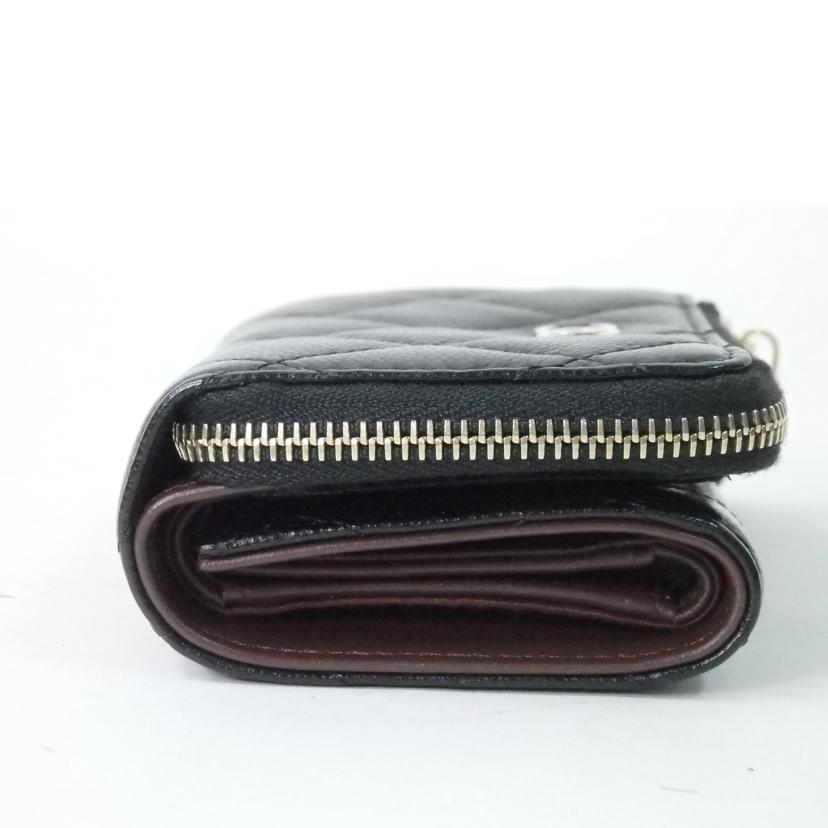 CHANEL シャネル/ココマークスモールウォレット/キャビアスキン3つ折り財布/AP3177B10583 C3906//X93*****/Aランク/84