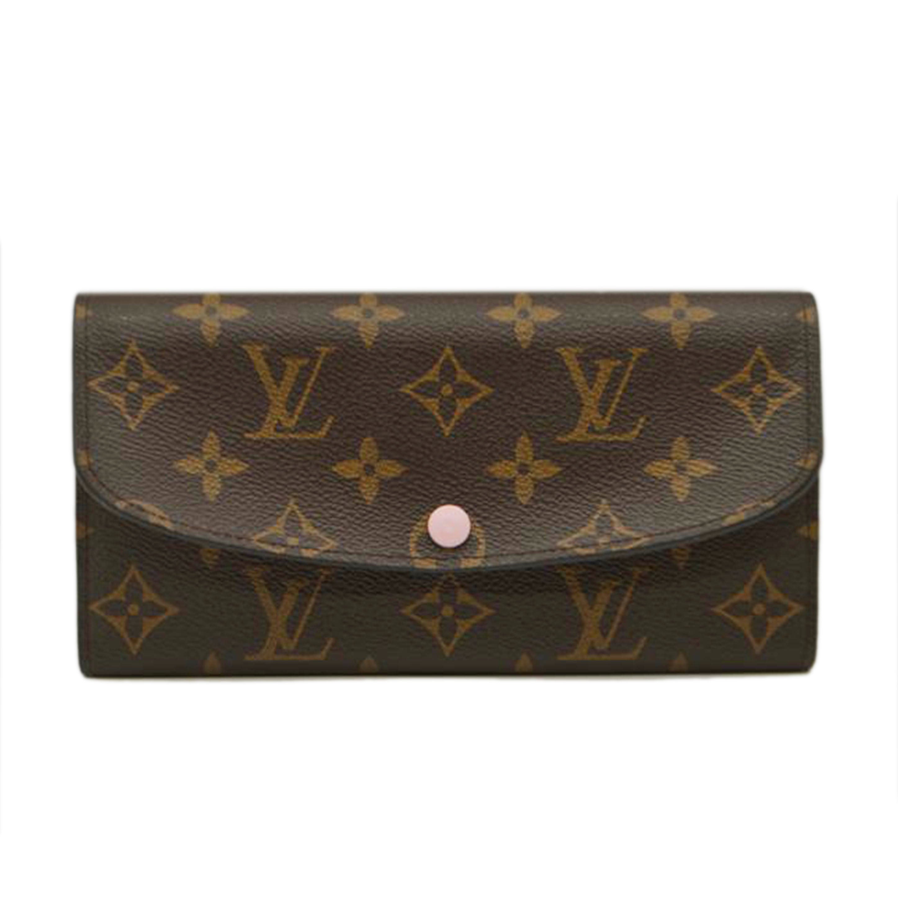 LOUIS VUITTON ルイ・ヴィトン/ポルトフォイユ・エミリー/モノグラム/ローズバレリーヌ/M61289/CA3***/Aランク/89【中古】