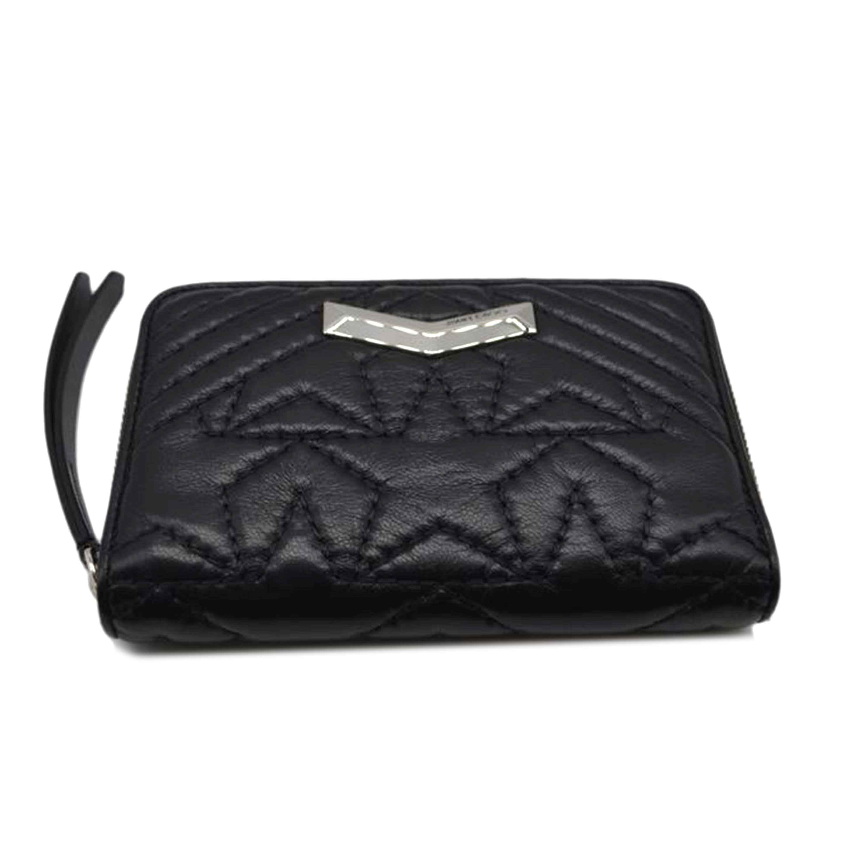 JIMMY CHOO/リアスターキルティングコンパクトレザー財布/J000118375001//8F011D/SAランク/89