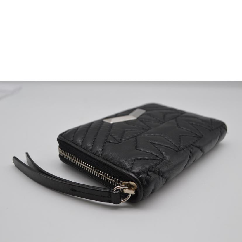 JIMMY CHOO/リアスターキルティングコンパクトレザー財布/J000118375001//8F011D/SAランク/89