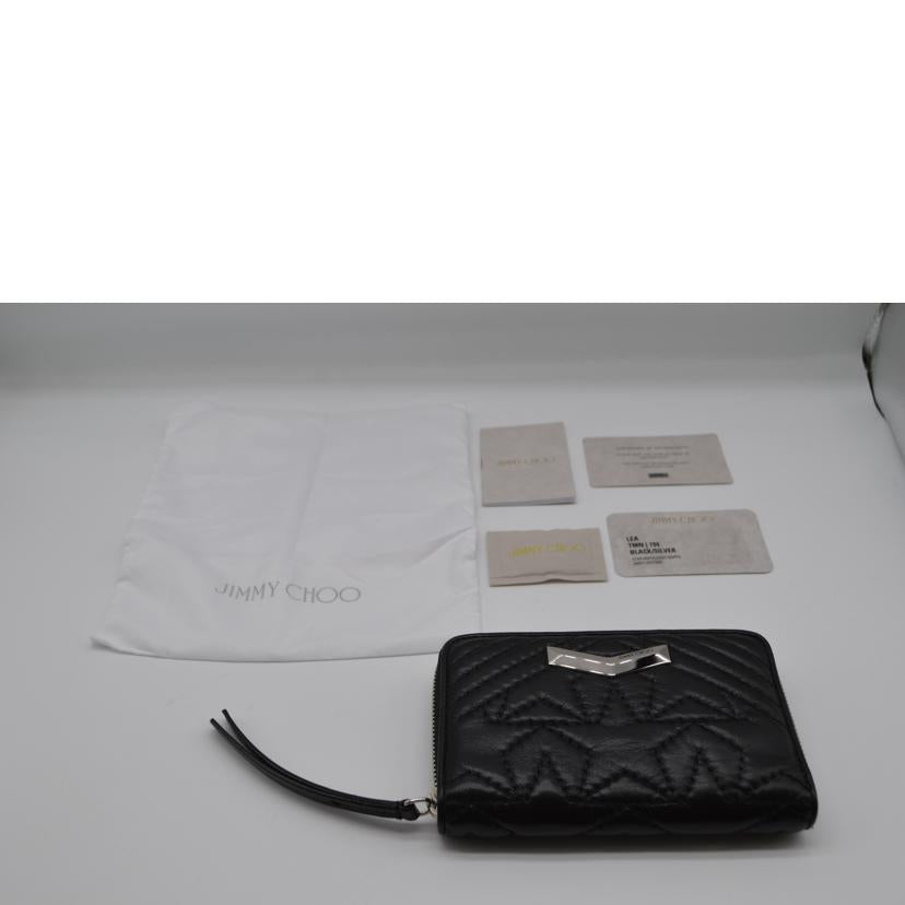 JIMMY CHOO/リアスターキルティングコンパクトレザー財布/J000118375001//8F011D/SAランク/89