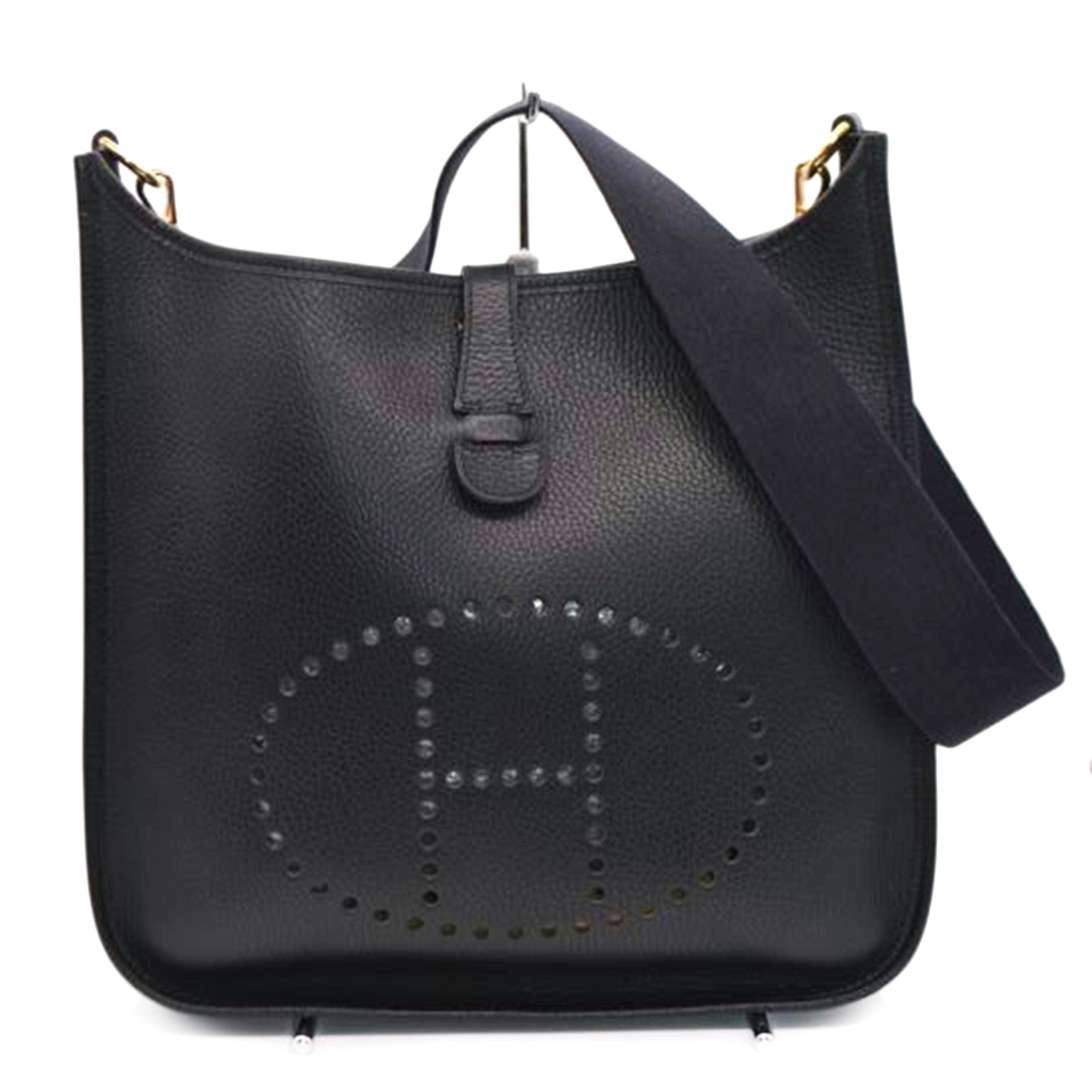 HERMES HERMES /エヴリンⅠPM/ヴォーエプソン/ノワール//R B□刻印/Aランク/89