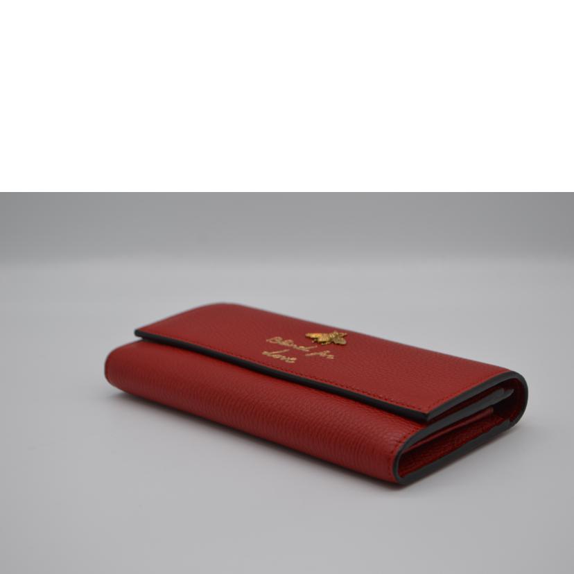 GUCCI グッチ/アニマリエコンチネンタルビーレザー長財布/454070//1147/Sランク/89