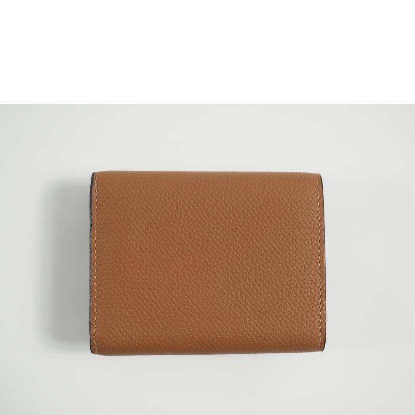LOEWE ロエベ/三つ折りミニ財布/アナグラム/トリフォルド/茶/C660Z40X04//ABランク/79