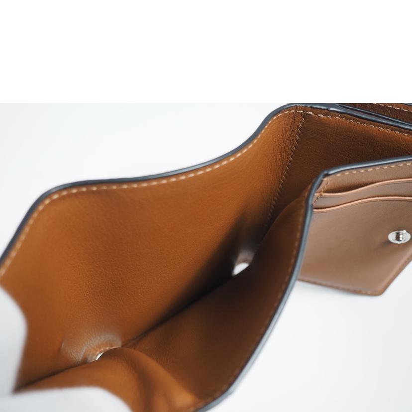 LOEWE ロエベ/三つ折りミニ財布/アナグラム/トリフォルド/茶/C660Z40X04//ABランク/79